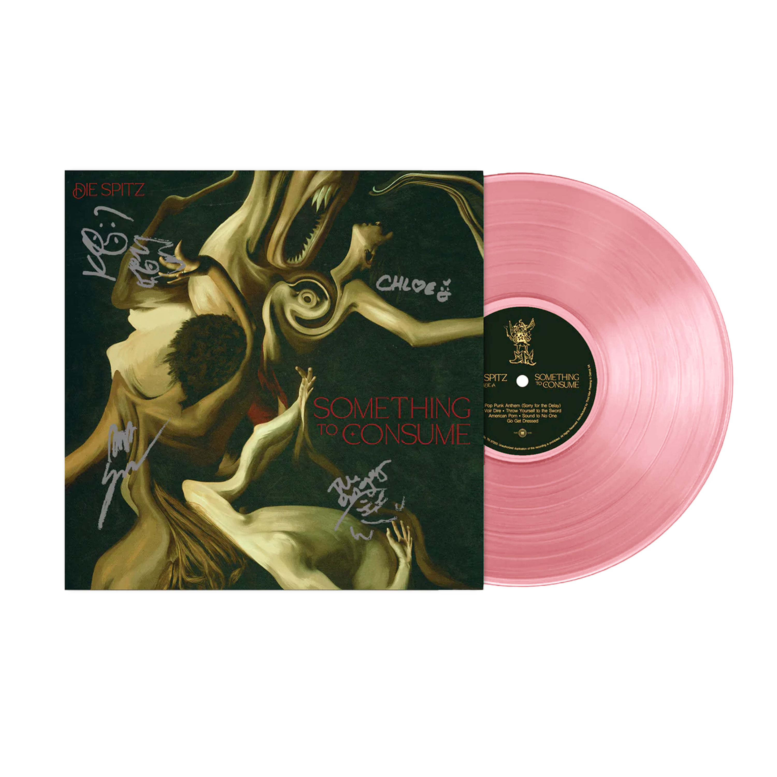 SOMETHING TO CONSUME - EXCLUSIVE CLEAR PINK (LIMITED) - SIGNED
