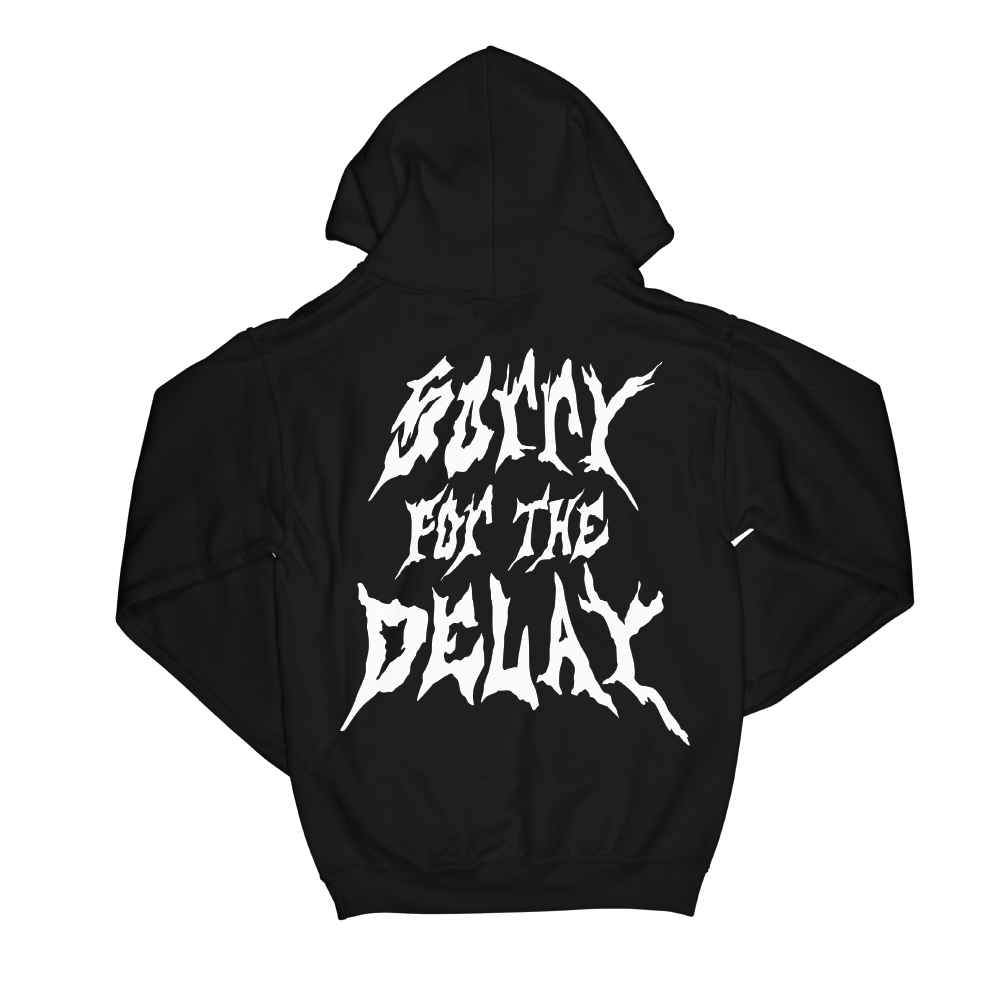 DELAY HOODIE - BLACK