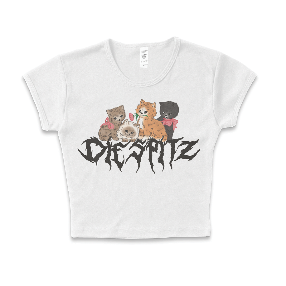 KITTEN CROP TEE