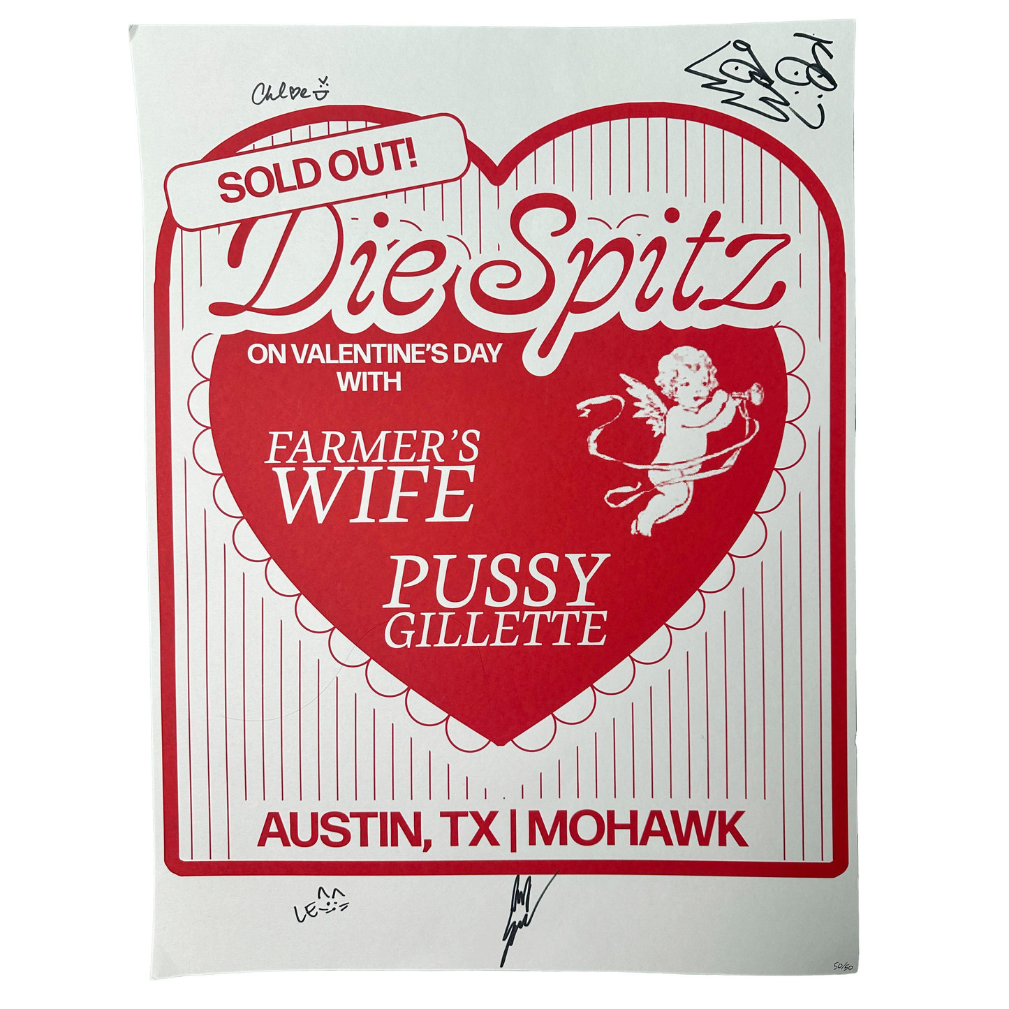 POSTER MOHAWKS AUSTIN - SIGNED