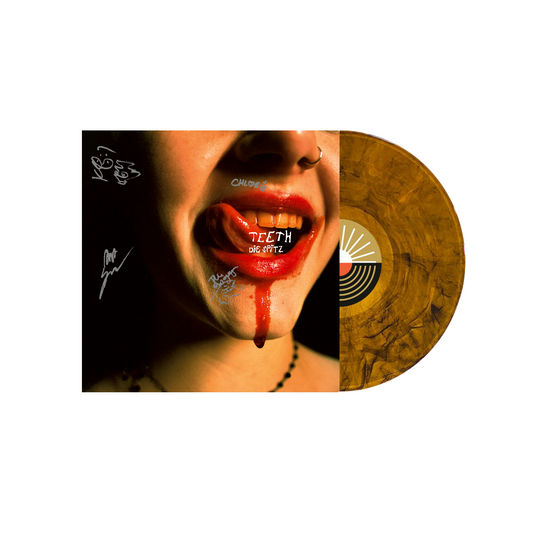 TEETH / REVENGE OF EVANGELINE VINYL -TORTOISE SHELL SIGNED