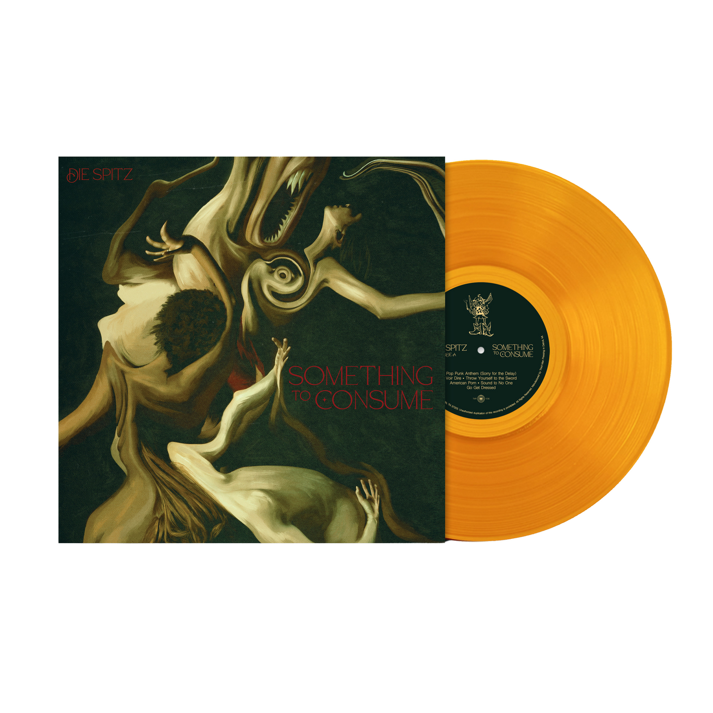 PRE ORDER - SOMETHING TO CONSUME - CLEAR ORANGE VINYL
